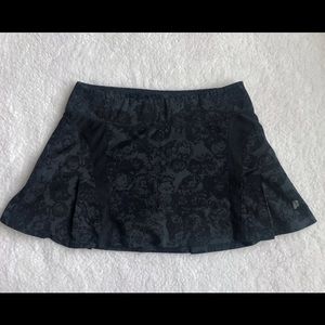 Prince ~ Gray & Black Floral Tennis Skirt ~ Small🎾